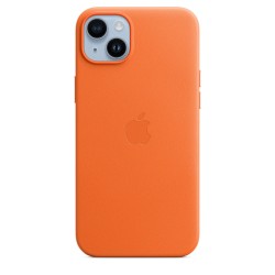 🎁 Save Big! Orange Leather Case iPhone 14 Plus at ShopDutyFree.uk🚀