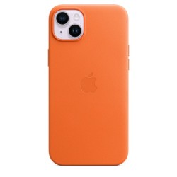 🎁 Save Big! Orange Leather Case iPhone 14 Plus at ShopDutyFree.uk🚀